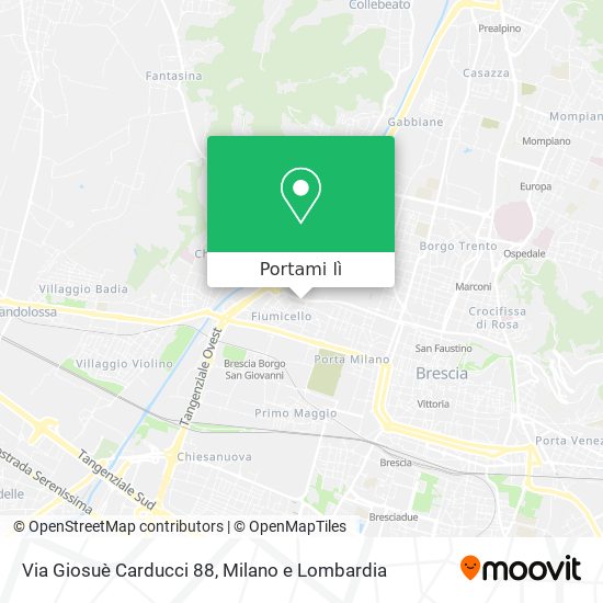 Mappa Via Giosuè Carducci 88