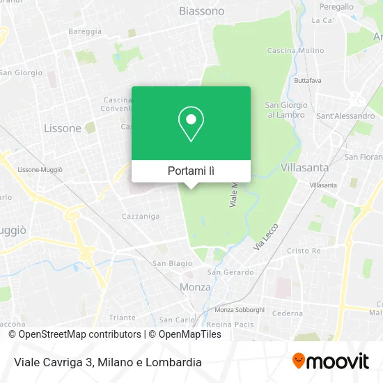 Mappa Viale Cavriga 3