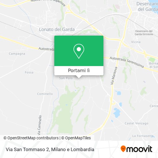 Mappa Via San Tommaso  2