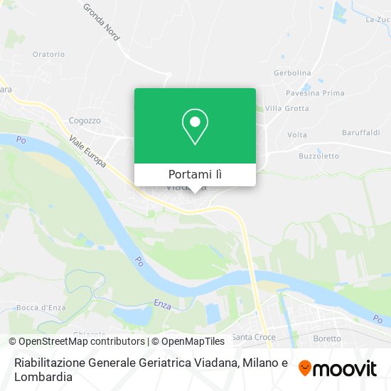 Mappa Riabilitazione Generale Geriatrica Viadana