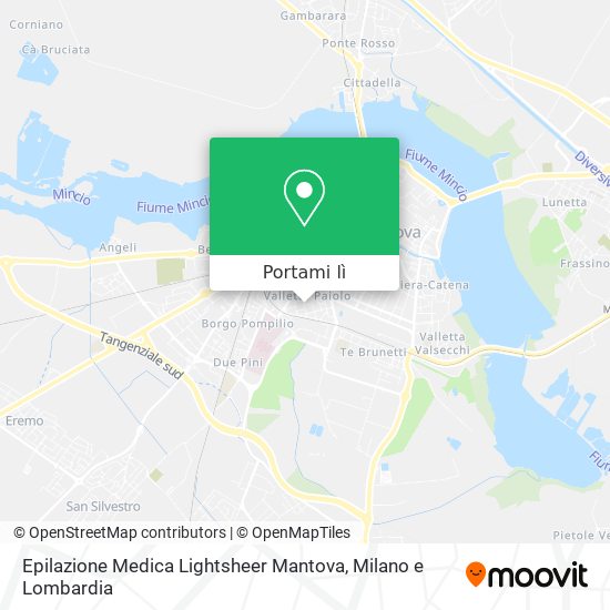 Mappa Epilazione Medica Lightsheer Mantova