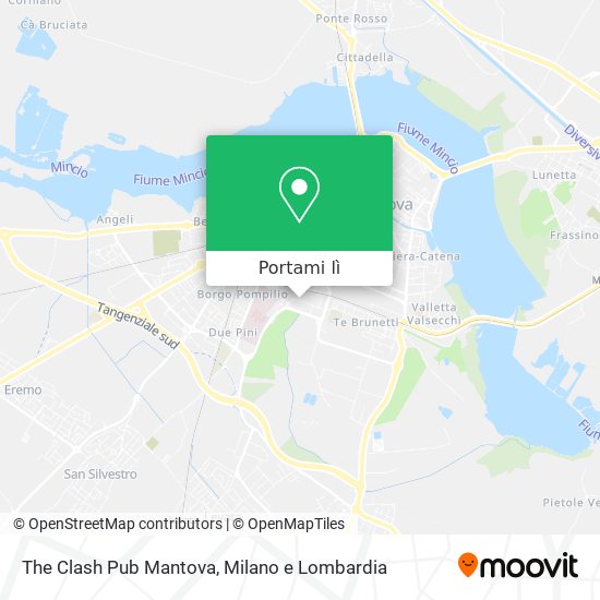 Mappa The Clash Pub Mantova