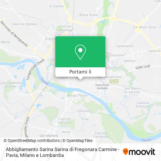 Mappa Abbigliamento Sarina Sarina di Fregonara Carmine - Pavia