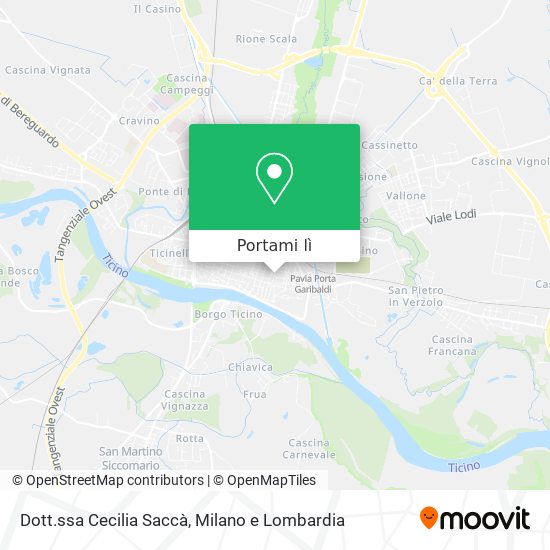 Mappa Dott.ssa Cecilia Saccà
