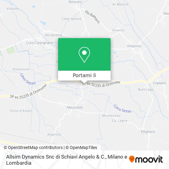 Mappa Allsim Dynamics Snc di Schiavi Angelo & C.