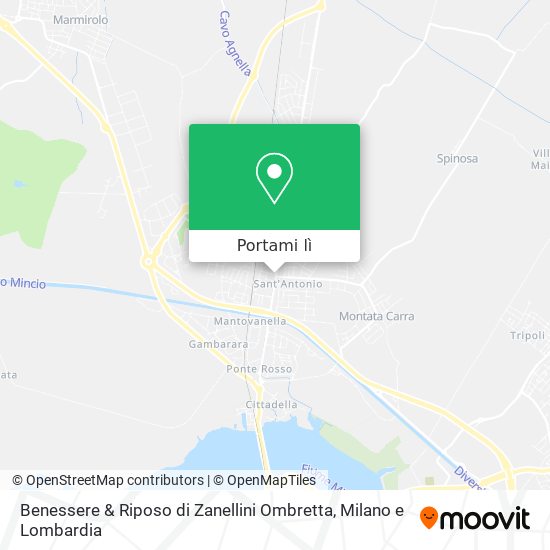 Mappa Benessere & Riposo di Zanellini Ombretta
