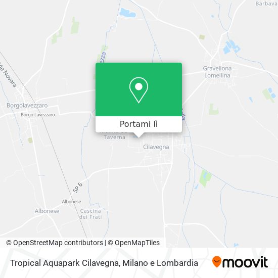Mappa Tropical Aquapark Cilavegna