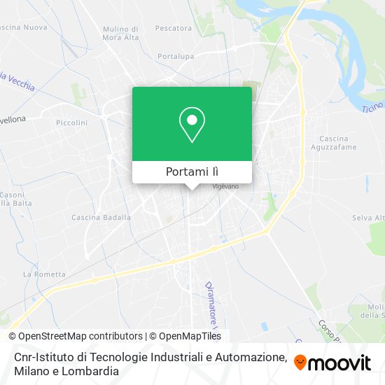 Mappa Cnr-Istituto di Tecnologie Industriali e Automazione