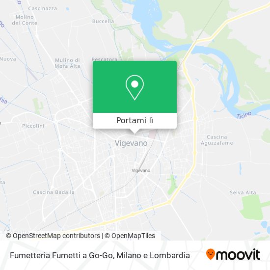 Mappa Fumetteria Fumetti a Go-Go