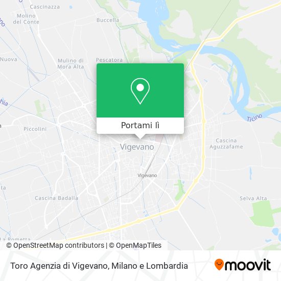 Mappa Toro Agenzia di Vigevano