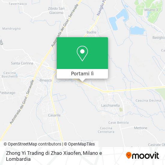 Mappa Zhong Yi Trading di Zhao Xiaofen