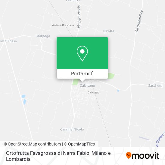 Mappa Ortofrutta Favagrossa di Narra Fabio