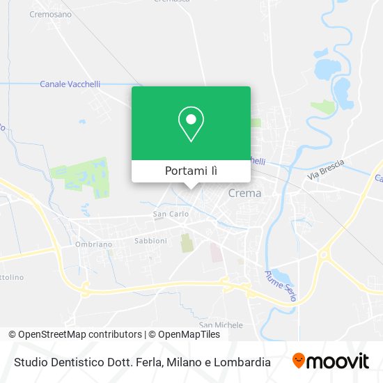 Mappa Studio Dentistico Dott. Ferla