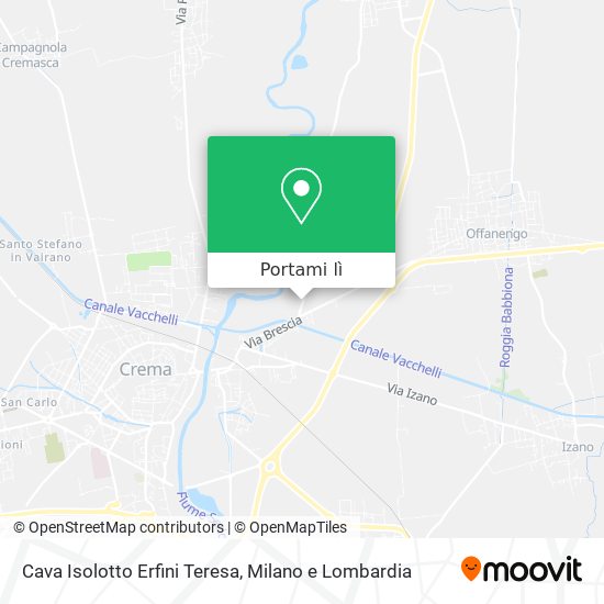 Mappa Cava Isolotto Erfini Teresa