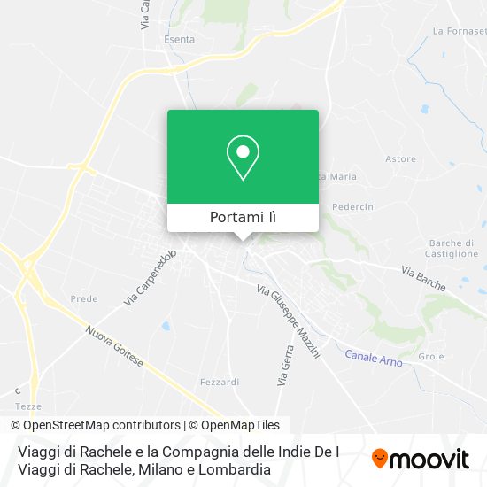 Mappa Viaggi di Rachele e la Compagnia delle Indie De I Viaggi di Rachele