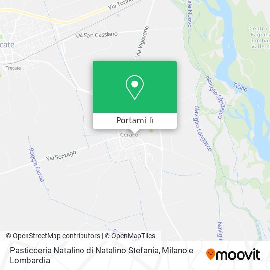 Mappa Pasticceria Natalino di Natalino Stefania