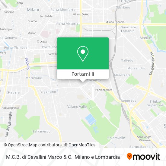 Mappa M.C.B. di Cavallini Marco & C.
