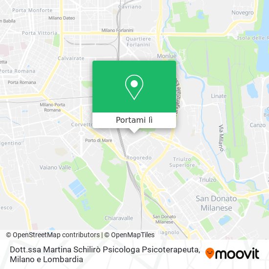 Mappa Dott.ssa Martina Schilirò Psicologa Psicoterapeuta
