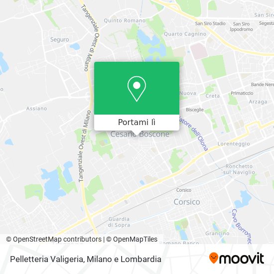 Mappa Pelletteria Valigeria