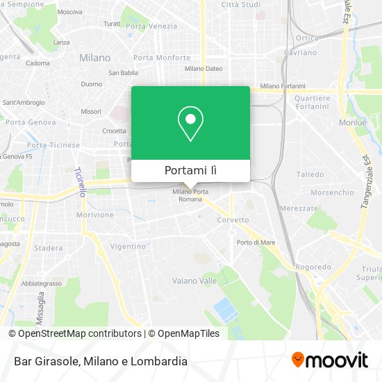 Mappa Bar Girasole