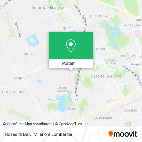 Mappa Roses di De L