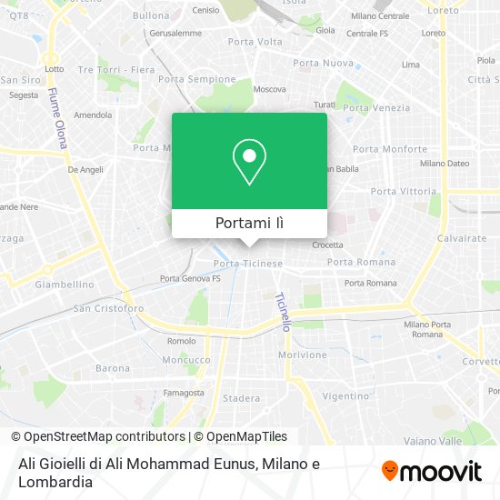 Mappa Ali Gioielli di Ali Mohammad Eunus