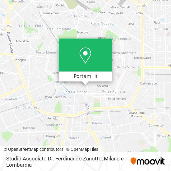 Mappa Studio Associato Dr. Ferdinando Zanotto
