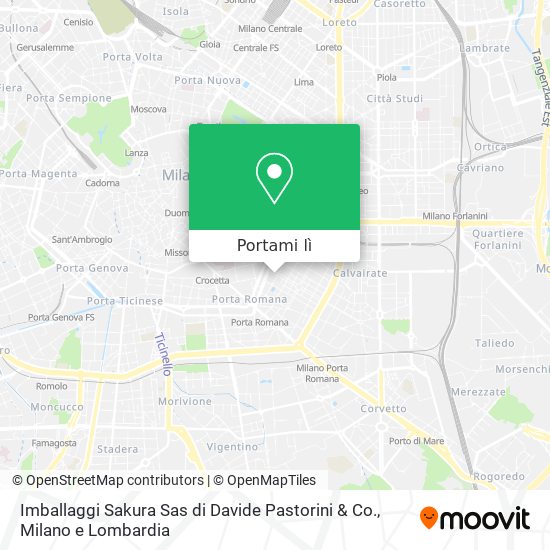 Mappa Imballaggi Sakura Sas di Davide Pastorini & Co.