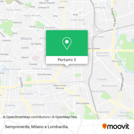 Mappa Sempreverde