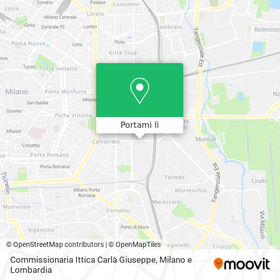 Mappa Commissionaria Ittica Carlà Giuseppe
