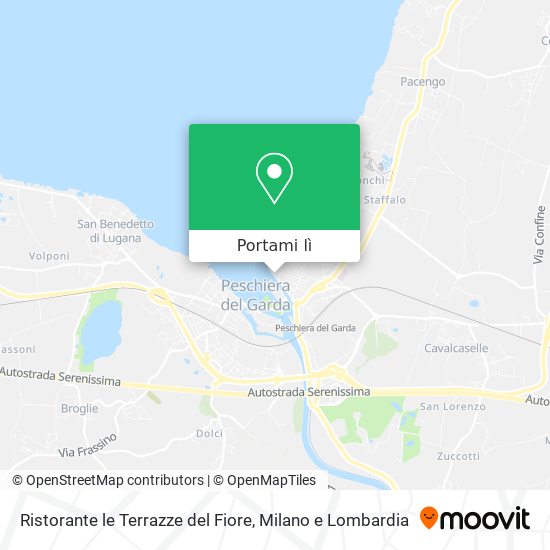Mappa Ristorante le Terrazze del Fiore