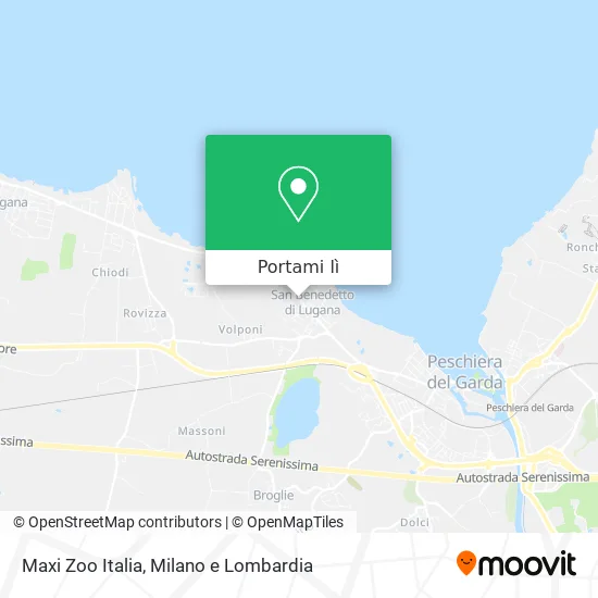Mappa Maxi Zoo Italia