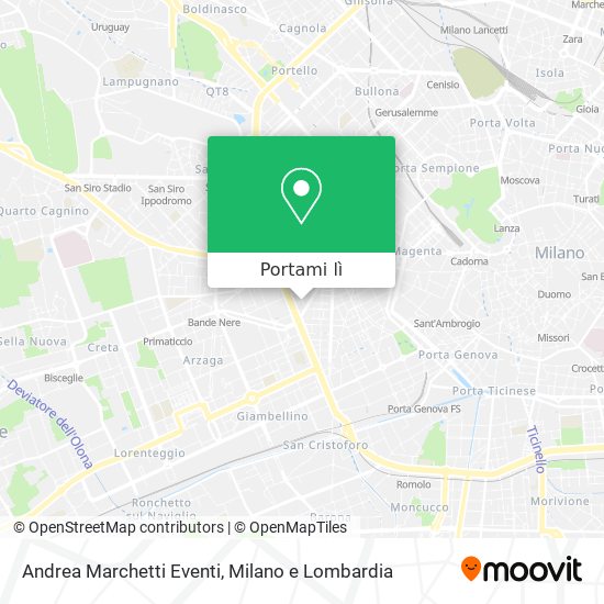 Mappa Andrea Marchetti Eventi