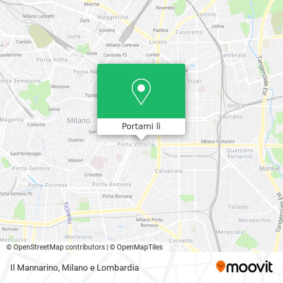 Mappa Il Mannarino
