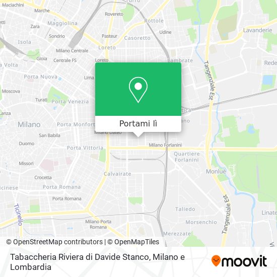 Mappa Tabaccheria Riviera di Davide Stanco