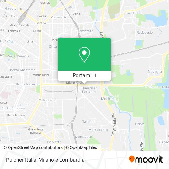 Mappa Pulcher Italia