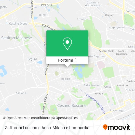 Mappa Zaffaroni Luciano e Anna