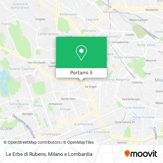 Mappa Le Erbe di Rubens