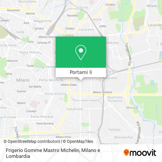 Mappa Frigerio Gomme Mastro Michelin