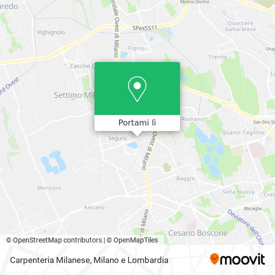 Mappa Carpenteria Milanese