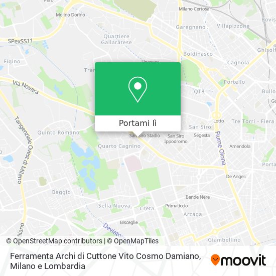 Mappa Ferramenta Archi di Cuttone Vito Cosmo Damiano