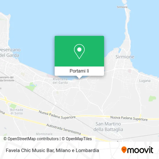 Mappa Favela Chic Music Bar