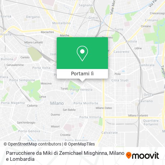 Mappa Parrucchiere da Miki di Zemichael Misghinna