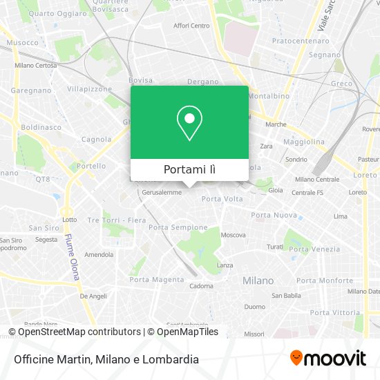 Mappa Officine Martin