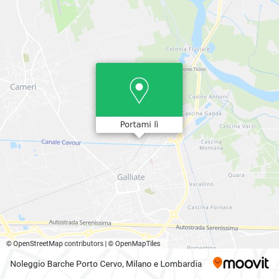 Mappa Noleggio Barche Porto Cervo