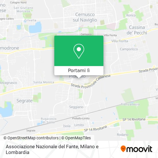 Mappa Associazione Nazionale del Fante