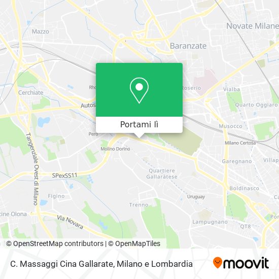 Mappa C. Massaggi Cina Gallarate
