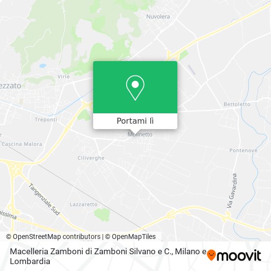Mappa Macelleria Zamboni di Zamboni Silvano e C.