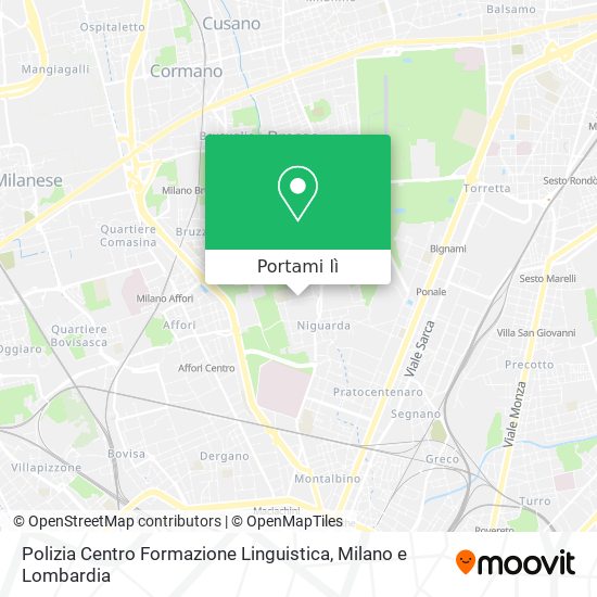 Mappa Polizia Centro Formazione Linguistica
