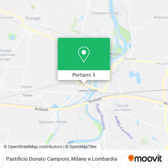 Mappa Pastificio Donato Campioni